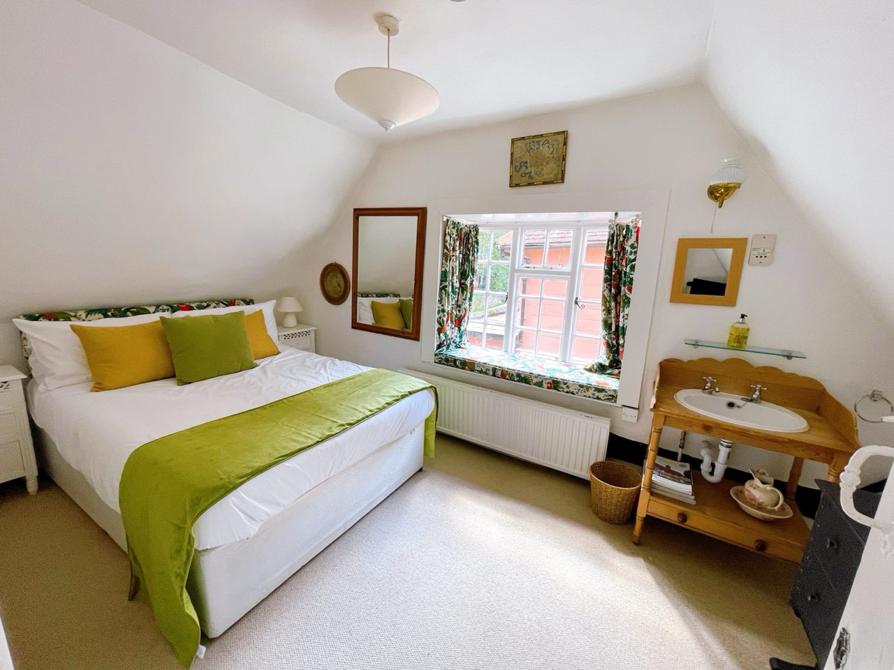 The Blyth inn room at The Peacock Inn, a cosy room at the side of the inn with a comfortable window seat