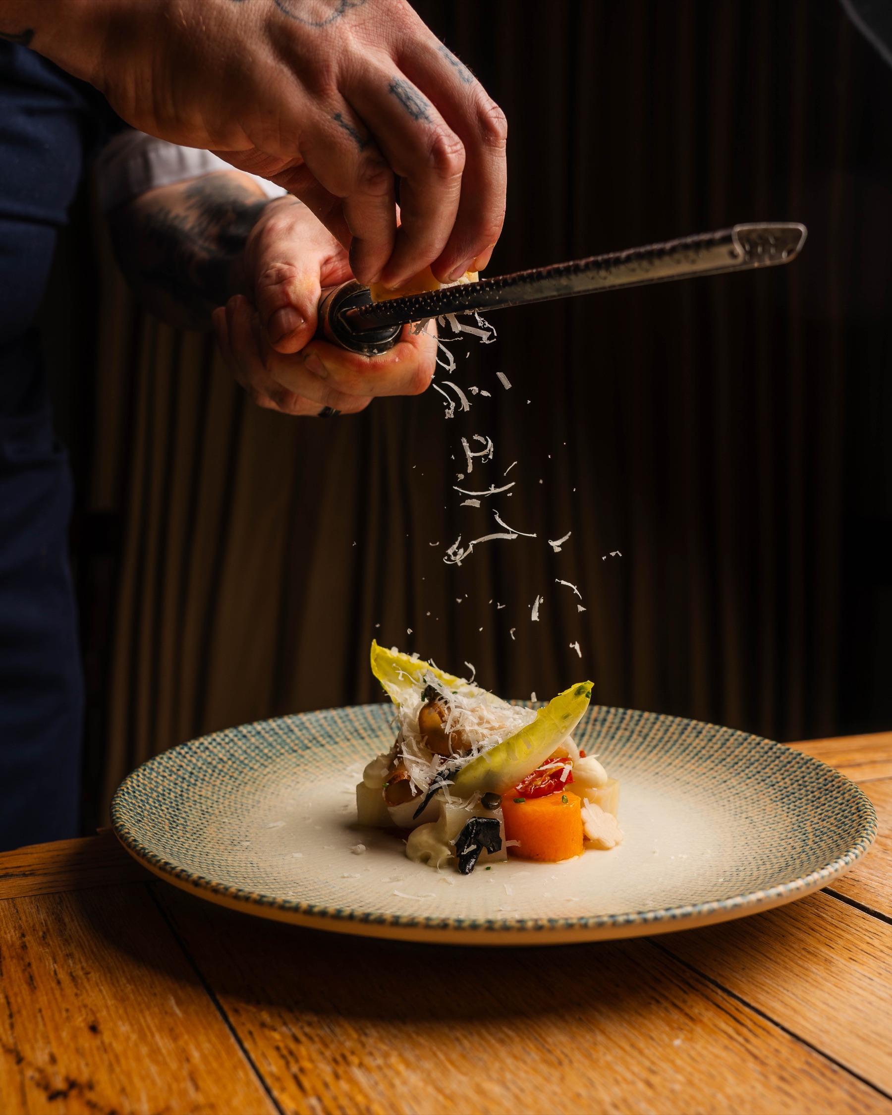 An à la carte dish at The Peacock