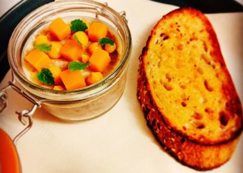 Potted Duck Rillette with Butternut Squash and Seeded Sourdough Toast